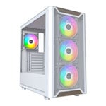Montech XR WOOD White Mid Tower PC Case with 4x ARGB Fans