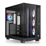 Thermaltake View 380 XL TG ARGB Mid Tower Dual Chamber Tempered Glass Gaming Case Black