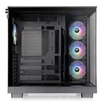Thermaltake View 380 XL TG ARGB Mid Tower Dual Chamber Tempered Glass Gaming Case Black