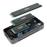 Akasa USB4 40Gbps to M.2 PCIe NVMe SSD Aluminium Enclosure