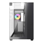 VIDA Visio Black Tempered Glass ATX PC Gaming Case