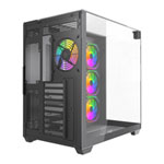 VIDA Visio Black Tempered Glass ATX PC Gaming Case