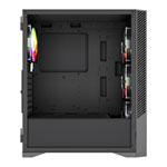 VIDA Typhoon Black Tempered Glass ATX PC Gaming Case