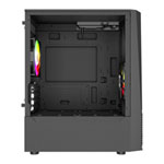 VIDA Genesis Black Tempered Glass Micro-ATX PC Gaming Case