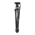 Benro A373F Aluminum Single Tube S8PRO Head - 75mm Half Ball Adapter, 3 Leg Sections,