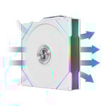 Lian Li UNI TL Wireless 120mm ARGB PWM Fan White 3 Pack with L-Wireless Hub