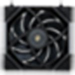 Lian Li UNI TL Wireless Reverse Blade 120mm ARGB PWM Fan Black 3 Pack with L-Wireless Hub