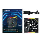Lian Li UNI TL LCD Wireless 120mm ARGB PWM Fan Black