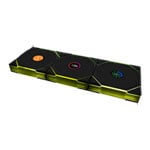 Lian Li UNI TL LCD Wireless Reverse Blade 120mm ARGB PWM Fan Black 3 Pack with L-Wireless Hub