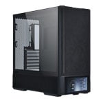 Lian Li LANCOOL 207 Digital Black Mid Tower Compact Tempered Glass PC Gaming Case with 6" LCD Screen