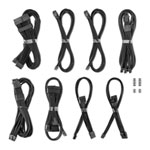 CableMod C-Series Pro ModMesh Sleeved 12V-2x6 12VHPWR Cable Kit Black for Corsair Type 4