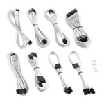 CableMod RT-Series Pro ModMesh Sleeved 12V-2x6 12VHPWR Cable Kit White for ASUS and Seasonic