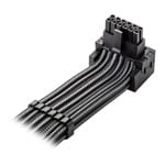 CableMod Pro Universal Carbon Sleeved 12V-2x6 12VHPWR 90 Degree Direct PCI-e Cable - Variant B