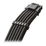 CableMod Pro Universal Black Sleeved 12V-2x6 12VHPWR 90 Degree Direct PCI-e Cable - Variant B