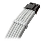 CableMod Pro Universal White Sleeved 12V-2x6 12VHPWR 90 Degree Direct PCI-e Cable - Variant B