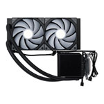 TRYX PANORAMA ARGB 240mm Black AIO CPU Liquid Cooler Intel AMD