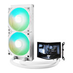 TRYX PANORAMA ARGB 240mm White AIO CPU Liquid Cooler Intel AMD