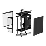 TRYX LUCA L70 Black Mid-Tower Tempered Glass E-ATX PC Gaming Case