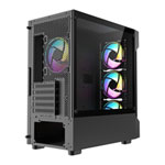 CIT Tornado Black MicroATX PC Gaming Case