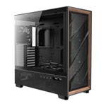 Refurbished Antec Flux PRO Full Tower Tempered Glass Black/Wood PC Gaming Case