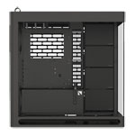 HAVN HS420 Black Hybrid Dual Chamber Mid Tower Tempered Glass Chassis