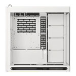 HAVN HS420 White Hybrid Dual Chamber Mid Tower Tempered Glass Chassis