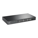 Open Box TP-LINK TL-SG3428 JetStream 24-Port L2 Managed Rackmount Switch with 4x SFP Slots