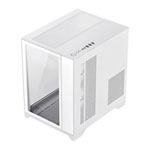 Refurbished GameMax Mini Infinity Tempered Glass White Micro-ATX PC Gaming Case