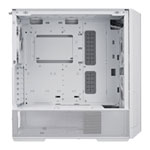 Refurbished Lian Li LANCOOL 216 White ARGB Mid Tower Tempered Glass PC Gaming Case