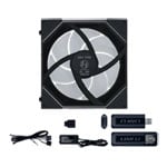Lian Li UNI FAN SL Infinity Wireless Reverse Blade 120mm ARGB PWM Fan Black Triple Pack