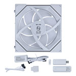 Lian Li UNI FAN SL Infinity Wireless Reverse Blade 120mm ARGB PWM Fan White Triple Pack
