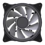 Vida Infinity01 Reverse Blade ARGB White Single 120mm PWM Fan