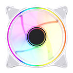 Vida Infinity01 Reverse Blade ARGB White Single 120mm PWM Fan