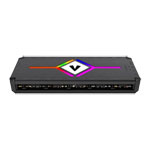 Vida 10 Port SATA Powered PWM ARGB Fan Hub with Remote Black