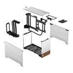 Open Box Fractal Design Terra Silver SFF Mini-ITX PC Gaming Case