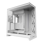 NZXT H9 Flow (2025) Tempered Glass Dual Chamber Mid Tower with 3 F140Q Fans White