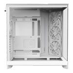 NZXT H9 Flow (2025) Tempered Glass Dual Chamber Mid Tower with 3 F140Q Fans White