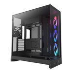 NZXT H9 Flow RGB (2025) Tempered Glass Dual Chamber Mid Tower with F420 RGB Core Black