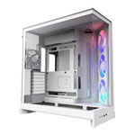 NZXT H9 Flow RGB (2025) Tempered Glass Dual Chamber Mid Tower with F420 RGB Core White