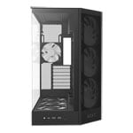 NZXT H9 Flow RGB+ (2025) Tempered Glass Dual Chamber Mid Tower with 2x F420 RGB Core and Hub Black