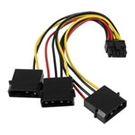 Inter-Tech SU-2 4 Bay NVMe/SAS/SATA Hot-Swap Backplane for 2.5"/3.5" Drives
