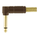 Fender Deluxe Series Instrument Cable, Straight/Angle, Tweed (10 ft)