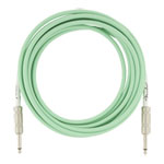 Fender Original Series Instrument Cable, Straight/Straight, Surf Green (15 ft)