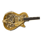 Gretsch G6134TG Limited Edition Paisley Penguin with String-Thru Bigsby (Gold Paisley)