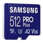 Samsung 512GB MicroSD PRO Plus Memory Card with SD Adapter