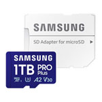 Samsung 1TB MicroSD PRO Plus Memory Card with SD Adapter