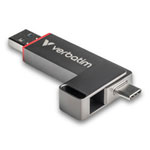 Verbatim Dual QuickStick 256GB USB-A/USB-C Flash Drive