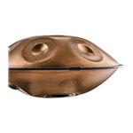Meinl - Sensory Handpan, Stainless Steel, F Pygmy, 11 Notes, 440 Hz, Vintage Copper, HPSTL110CU