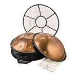 Meinl - Sensory Handpan, Stainless Steel, E La Sirena, 10 Notes, 432 Hz, Vintage Copper, HPSTL102CU