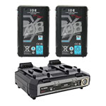 IDX 2x DUO-C98P + VL-2000S Battery Bundle